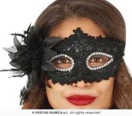 maska-koronkowa-czarna-wenecka-kwiat-bal-karnawal