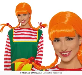 peruka-ruda-uczennicy-warkoczyki-warkocze-pipi-pomaranczowa