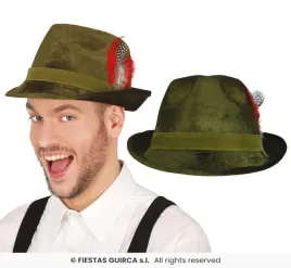 kapelusz-bawarczyka-oktoberfest-tyrolski-bawarski-zielony-z-piorem