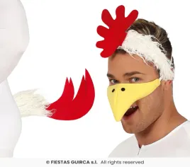 zestaw-kurczaka-opaska-dziob-ogon-kurczak-kura-wielkanoc