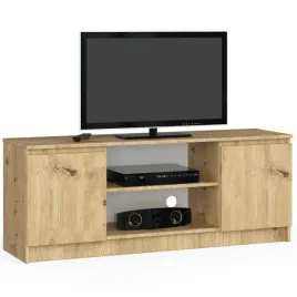 szafka-rtv-140-cm-stojaca-pod-telewizor-komoda-6-polek-2-drzwi-dab-artisan