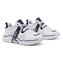 buty-damskie-sportowe-biale-sneakersy-na-podeszwie-modne-sznurowane