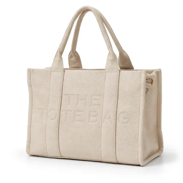 Torebka Damska Tote Bag Klasyczna Skóra Ekologiczna Pasek Kieszonki