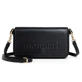 torebka-damska-monnari-bag0840-czarna-listonoszka-na-ramie-skora-eko