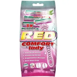 maszynka-jednorazowa-trzy-ostrza-do-golenia-mattes-red-comfort-lady-5-szt