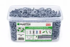 system-poziomowania-plytek-klips-15mm-szare-wypukle-400szt-marten-gabka