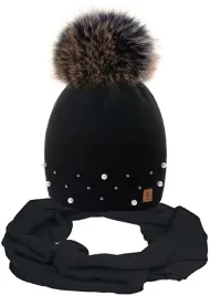 polski-damski-komplet-czapka-i-komin-szalik-woolk-verona