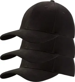 zestaw-3-sztuki-czapka-z-daszkiem-bejsbolowka-100percent-cotton-czarne