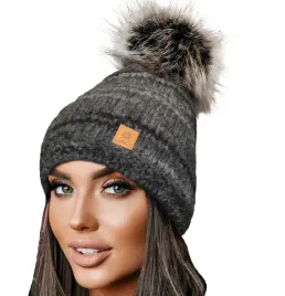 zimowa-czapka-ciepla-pompon-i-polar-woolk-morgana