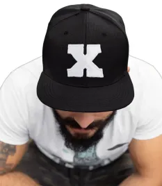 czapka-prosty-daszek-litera-x-haft-american-twill