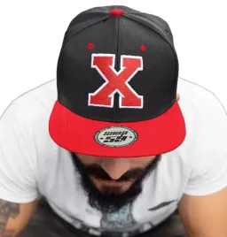 czapka-prosty-daszek-american-twill-litera-x-haft