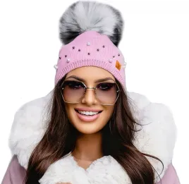 zimowa-czapka-ciepla-pompon-i-polar-woolk-verona