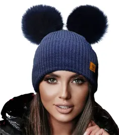 zimowa-czapka-ciepla-z-dwoma-pomponami-woolk