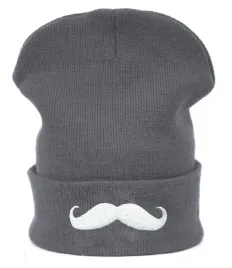 zimowa-czapka-beanie-wasy-mustache-haft