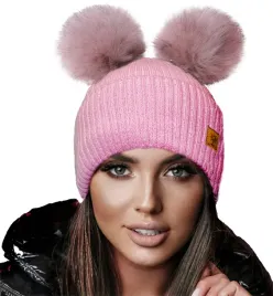 zimowa-czapka-ciepla-z-dwoma-pomponami-woolk