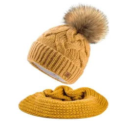 damski-komplet-czapka-i-komin-szalik-woolk-kama