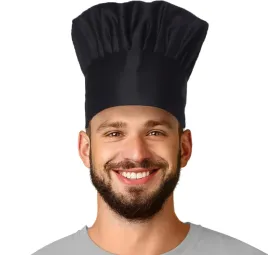 czapka-szefa-kucharska-gastronomiczna-czarna-chef
