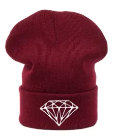 zimowa-czapka-beanie-ciepla-diament-haft