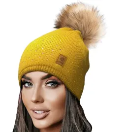 zimowa-czapka-ciepla-pompon-i-polar-woolk-verona