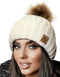 zimowa-czapka-ciepla-pompon-podszewka-polar
