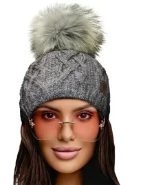 zimowa-czapka-ciepla-pompon-i-polar-woolk-debora