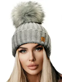 polska-zimowa-czapka-ciepla-pompon-woolk-rita