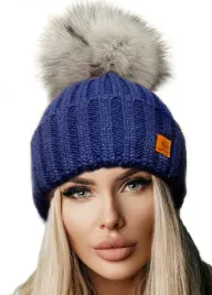 polska-zimowa-czapka-ciepla-pompon-woolk-rita