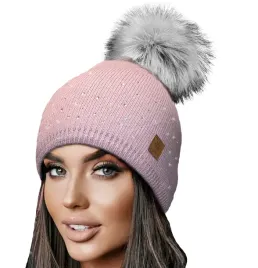 zimowa-czapka-ciepla-pompon-i-polar-woolk-verona
