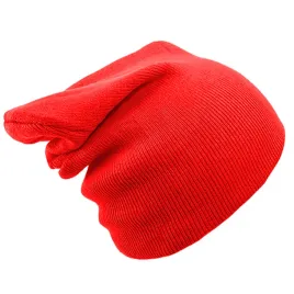 czapka-zimowa-krasnal-beanie-ciepla-gruba-czerwona