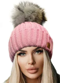polska-zimowa-czapka-ciepla-pompon-woolk-rita