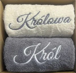 prezent-komplet-recznikow-50x100-zestaw-2-sztuki-rocznica-krol-krolowa