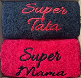 prezent-box-prezentowy-komplet-recznikow-50x100-super-mama-i-tata-haft