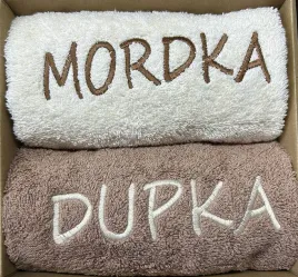 prezent-komplet-recznikow-kapielowych-mordka-dupka-100x50-zestaw-2-sztuki