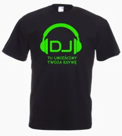 koszulka-dla-dj-a-wlasny-nadruk-imie-ksywka-fluorescencyjny-zielony