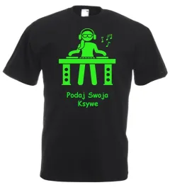 koszulka-dla-dj-a-wlasny-nadruk-imie-ksywka-fluorescencyjny-zielony