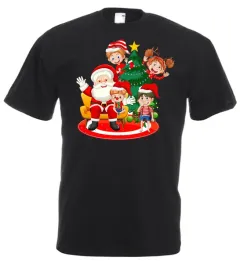 koszulka-czarna-swiateczna-renifer-na-mikolaja-elf-4xl