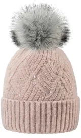 zimowa-czapka-damska-dziana-polar-ciepla-woolk-pearl