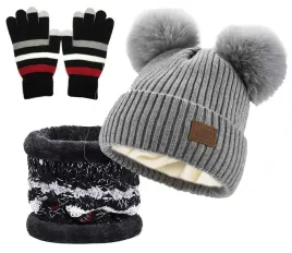zimowy-zestaw-dla-dziecka-czapka-komin-rekawiczki-dwa-pompony-cieply-polar