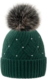 zimowa-czapka-damska-dziana-polar-ciepla-woolk-pearl