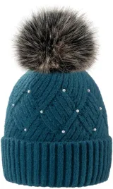 zimowa-czapka-damska-dziana-polar-ciepla-woolk-pearl