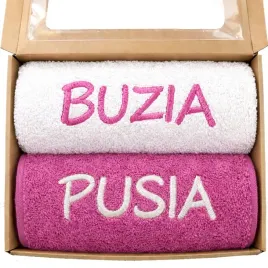 prezent-komplet-recznikow-kapielowych-buzia-pusia-50x100-zestaw-2-sztuki
