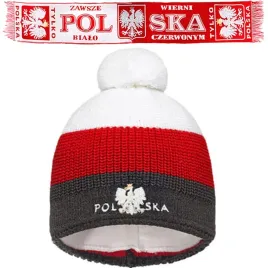 zestaw-dla-kibica-polski-szalik-czapka-zimowa-godlo-flaga-polska
