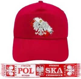 zestaw-dla-kibica-polski-szalik-czapka-godlo-flaga-polska