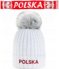 zestaw-dla-kibica-polski-szalik-czapka-zimowa-godlo-flaga-polska