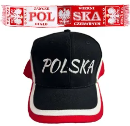 zestaw-dla-kibica-polski-szalik-czapka-godlo-flaga-polska