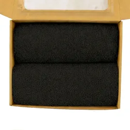 box-2x-recznik-czarny-50x100-prezent-na-kazda-okazje-pudelko-ozdobne