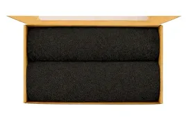 2x-recznik-kapielowy-70x140-puszysty-500g-czarny-ozdobne-pudelko-prezent