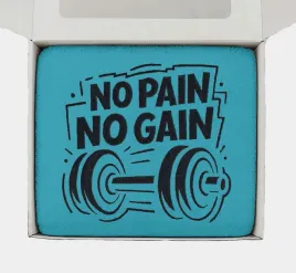 recznik-50x100-z-haftem-no-pain-no-gain-sztanga-ozdobne-pudelko-prezent