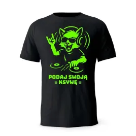 koszulka-dj-a-wlasny-nadruk-imie-ksywka-nadruk-fluorescencyjny-kota-l