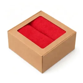 box-2x-recznik-czerwony-50x100-prezent-na-kazda-okazje-pudelko-ozdobne